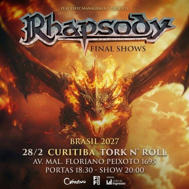 Rhapsody Final Shows - Curitiba